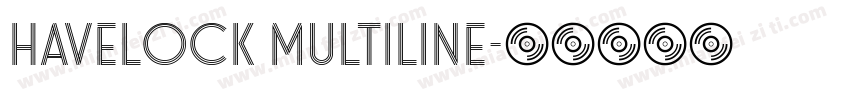 Havelock Multiline字体转换